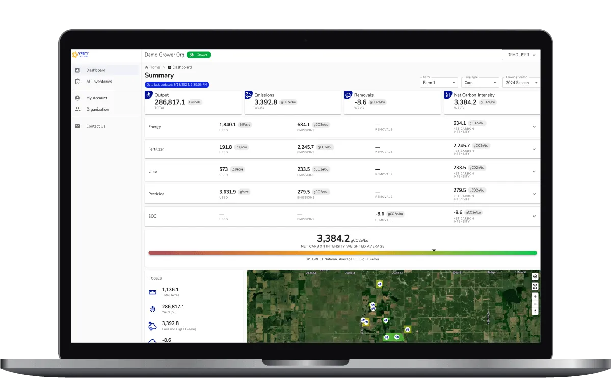 Verity dashboard